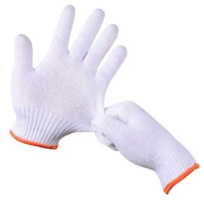 China Agriculture factory supply discount price knitted garden construction work cotton work gloves safety protective gloves for sale