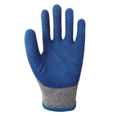 China General Purpose Manufacturers Wholesale Wrinkle Nylon Glue Hanging Heavy Duty Breathable Gloves Thickened Non-Slip Wear-Resistant Oil Protection for sale