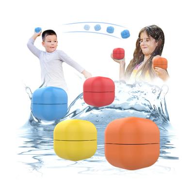 China Summer Reusable Water Fill Silicone Refillable Bomb Swimming Pool Water Balls Closed Quick Self-Sealing Magnetic Self-Sealing Ball for sale