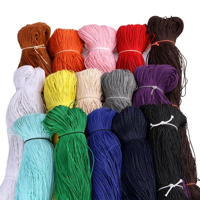 China [14] 1mm Cotton Wax Twine DIY String 1mm Wax String DIY String Wax String Wax String Viable Thick Round Thick Viable Macrame Cords for sale