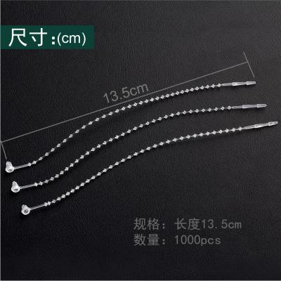 China The new sustainable 7 in. Loop Lock Pin Security Loop Plastic Commodity. 1000Pcs Length Clothes Tag Tagging Terminal 7