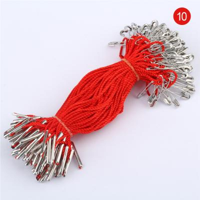 China Viable Commodities Clip Rope Sign Holder Sling Premade Hang Tag String Pin Tag Tickets Tie Various Colors Thread Tag Seal for sale