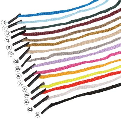 China Cheap package length 4mm width polyester handle rope gift bag handle rope-viable factory price 28cm for sale