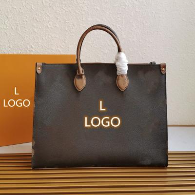 China PORTABLE Main Wholesale Perfect Famous Brands Designer Genuine Leather Bags Women's Tote Bags for sale