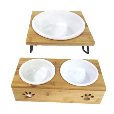 China Sohpety Smart Pet Cat Slow Feed Sublimation Luxury Wholesale Bamboo Designer Insulated Dog Bowl for sale