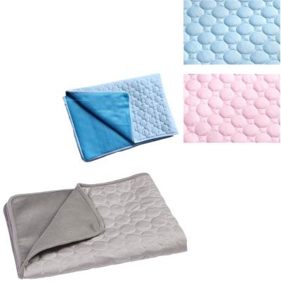 China Custom Sohpety Dog Travel Cooling Training Pads Cooling Blanket Mat Pet Bed Orthopedic Play Cushion for sale