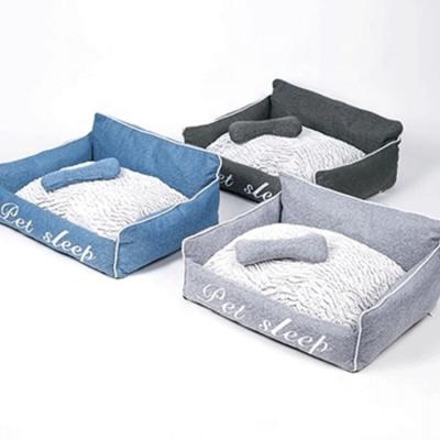 China Sohpety Viable Cay Fluffy Inserts Durable Sleeping Dog Ensures Small Orthopedic Memory Foam Plush Pet Beds Luxury for sale