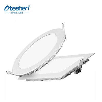 China Good Price Modern Available Recessed Led Panel 3W 6W 9W 12W 15W 18W 24W Round&Square for sale