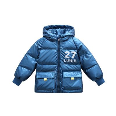 China Anti-wrinkle children's luminous outer space down jacket children's winter n coats waterproof and wear-resistant for boys and girls for sale