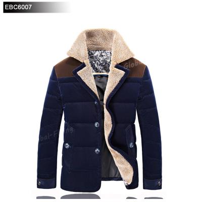 China Anti-Wrinkle Support Customization Corduroy Lapel Cold Proof Men's Coat 3D Casual Suit Cut for sale