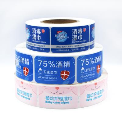 China Lightweight Film/Matte Membrane lMade China Top Quality Guaranteed Suitable Quality Price Blank Label Paper Product Sticker for sale