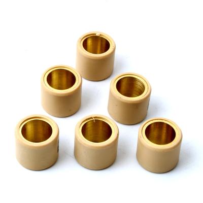 China 6PC Variator Iron Aluminum Copper Roller Weighs 25x22mm For Piaggio Aprilia Gilera 500cc Scooter for sale