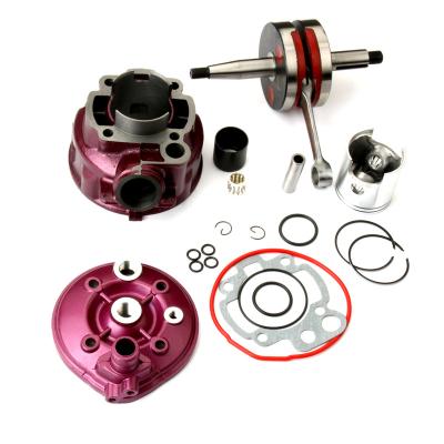 China Metal Motorcycle 90cc Big Cylinder Bore Kit Head Racing Crankshaft For Aprilia 50cc AM4 AM5 AM6 Minarelli Engine for sale