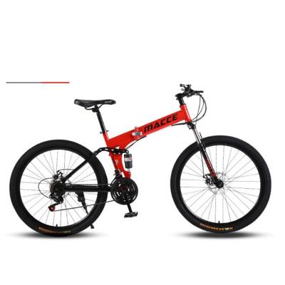 China 26 inch 21 speed Chinese /OEM wholesale price steel mountain bike mtb foldable bicycle for men with spoked wheels for sale