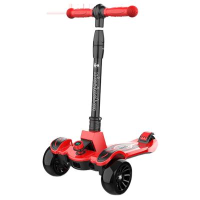 China Hot new design colorful lightweight kids relaxed colorful PU wheels flash kids scooters bike scooter for sale for sale