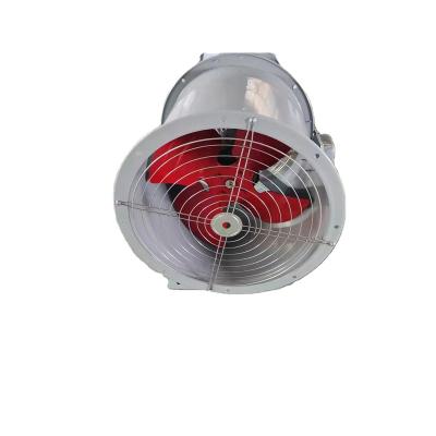 China Hotels Customized Medium Gray Cold Rolled Silent Mixed Steel Booster Flow Exhaust Fan Duct Fan for sale