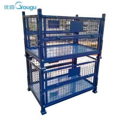 China Save Space Heavy Duty Mobile Foldable Metal Storage Container Pallet Racking Logistic System for sale