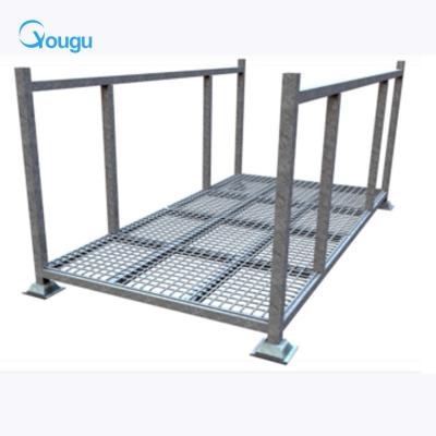 China Heavy Duty Corrosion Protection Powder Plated Stacking Rack And Shelves Logistic Wire Storage Shelf for sale