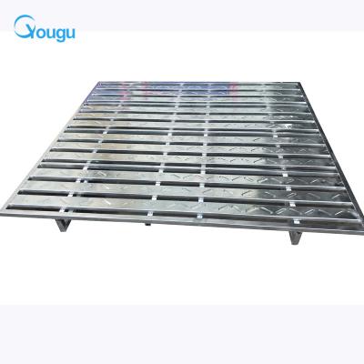 China Save Space Stacking And Movable Metal Galvanized Steel Wire Pallet /foldable Pallet Box for sale