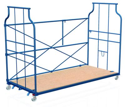 China Durable Universal Supplier Warehouse Chinese Supermarket Moving Iron Furniture Trolley for sale