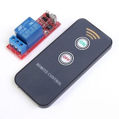 China / IR 1 Channel Infrared Receiver Driving Switch Relay Driver Module Board 12V Active Remote Controller for sale