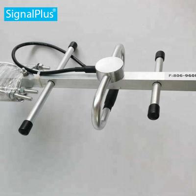 China Outdoor aluminum tube 806-960MHz GSM yagi antenna for mobile phone signal booster for sale