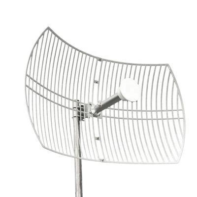 China 2.4ghz wifi mimo satellite dish with grid reflector 24dBi high gain SDG-2425VH-24 for sale