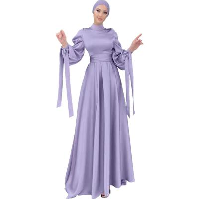 China Breathe Free New Style Big Swing Long Robe Muslim Elegant Finished Embroidered Dress for sale