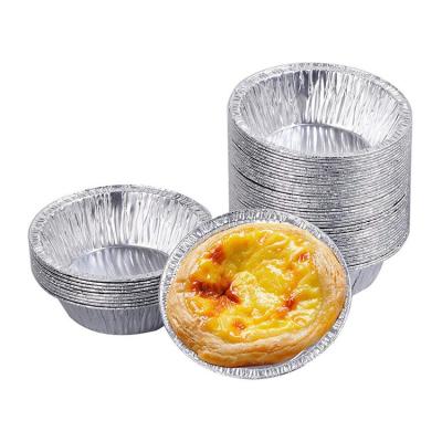 China Food Online Sale New Design Cost-effective Portuguese Tin Egg Tart Foil Mold for sale