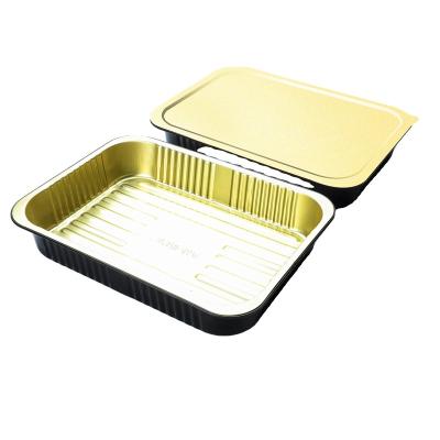 China Food Grade Good Quality Large Capacity Christmas Turkey Disposable Whole Food Food Grade Aluminum Foil Tray Container for sale