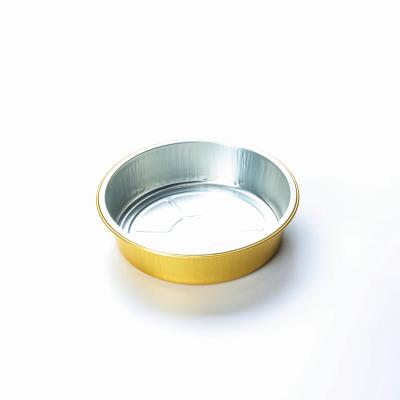 China Food Grade Suppliers Chinese Professional Manufacture Fast Food Food Grade Round Aluminum Foil Food Trays Containers for sale