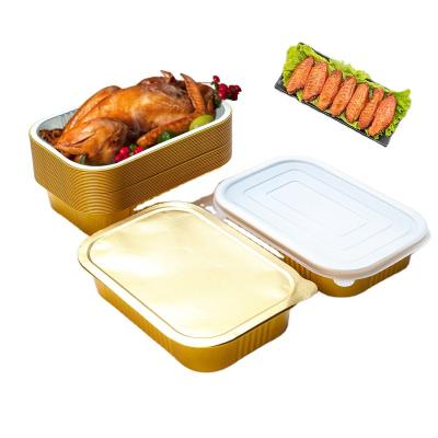 China High Quality Hot Selling Korean Food Wholesale Lunch Food Roll Box Aluminum Container for sale