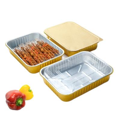 China Shandong Customized Wholesale Aluminum Lunch Express Aluminum Foil Box For Food Packaging for sale