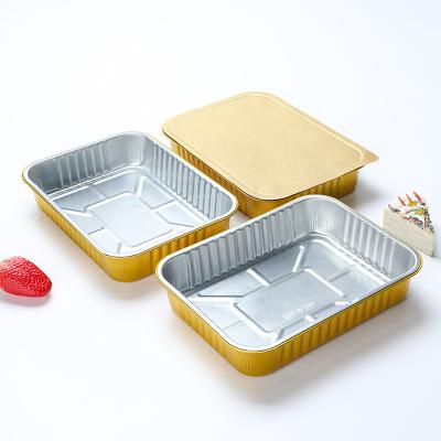 China Wholesale High Quality Hot Sale Aluminum Foil Cardboard Bento Lunch Box Food for sale