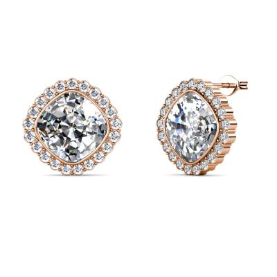 China Lydia Diamond Earrings Hypoallergenic Nickel and Lead Free Sensitive Earrings for sale