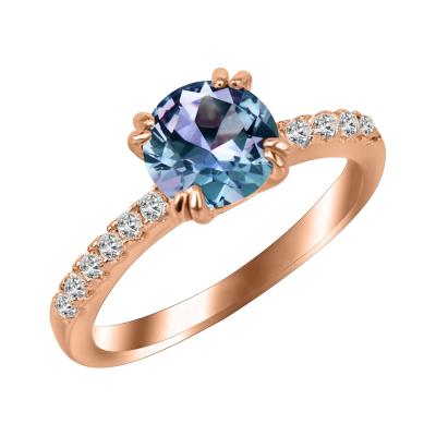 China Antique Jewelry Nickel Free Lead Free Environmental Friendly Sterling Silver 2022 925 Women Ring Destiny Jewelery Fashion Women Jewelry Color Change Alexandrite Gemstone Engagement Promise Jewelry for sale