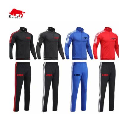 China New Breathable Custom Style Soccer Jacket With Pants Sport Wear Football Tracksuit Set Uniforms With ODM Sportswear for sale