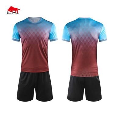 China OEM Sports Style Football Uniform Wholesale Classic Fashion Breathable Football Wear Uniform for sale