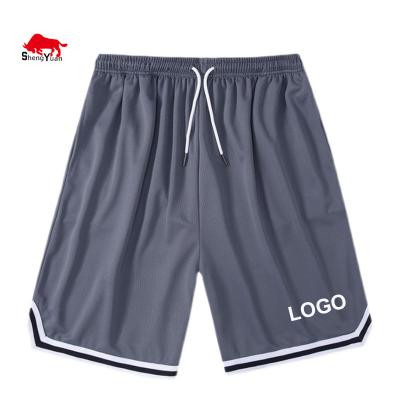 China 2022 Wholesale Fashion Antibacterial Mens Running Basketball Shorts Set Mesh Basketball Mens Summer Shorts Custom Made for sale