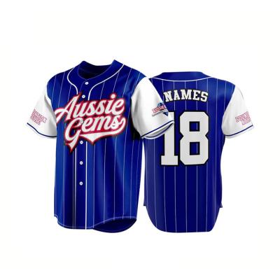 China Wholesale Custom Sublimation Baseball Tank Tops Baseball Uniform Best Quality Plus Size for sale