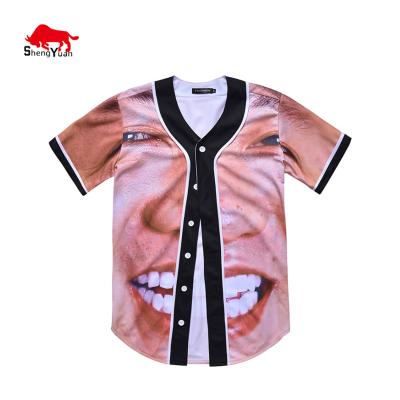 China Breathable Customize Baseball Tank Top Style Shirt Digital Printing Wholesale Baseball Tank Top for sale