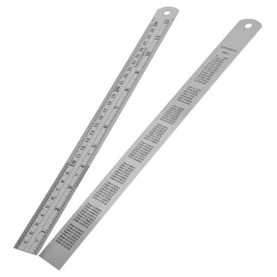 China ALLOY 15 20 30 40 50 60 100 150 Cm Different Size Stainless Steel Metal Ruler for sale