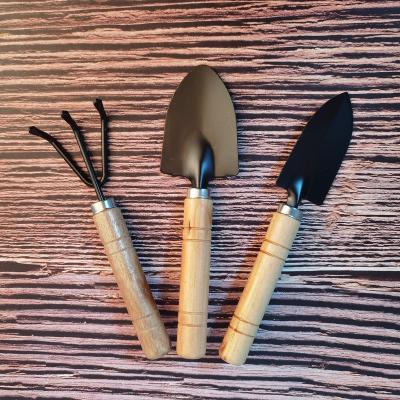 China Remove Weed Garden DIY Tools Professional Gardening Shovel Rake 3 in 1 Home Use Mini Garden Tool Set for Kids for sale