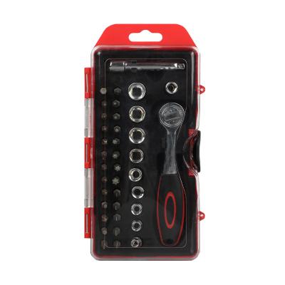 China Repairing Tools 38 Piece Ratchet Screwdriver Bits And Socket Set for sale