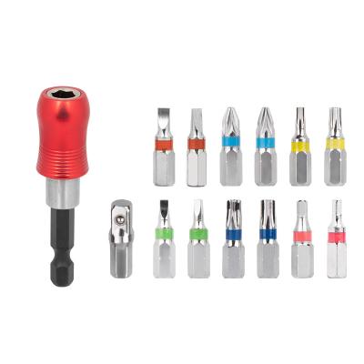 China Household Tool Kit 32 in 1 Professional Screwdriver Bit Set with Quick Release Coupling and Adapter Screwdriver Bit Kit for sale