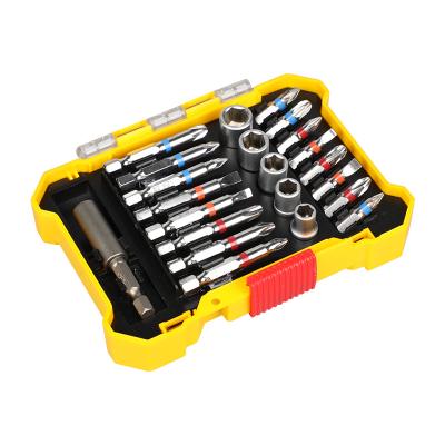 China DIY Tools 22 in 1 Screwdriver Bit Set with Magnetic Bit Extension Bar and Sockets Professional Screwdriver Bit Kit Repair Tool Set for sale