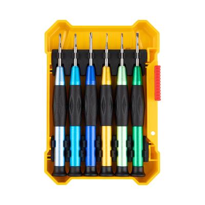 China Mobile Phone Repair Tool Kit 6 Pieces Professional Repair Tool Mobile Phone Tools Screwdriver Precision Hand Tool Kit Precision Screwdriver for sale