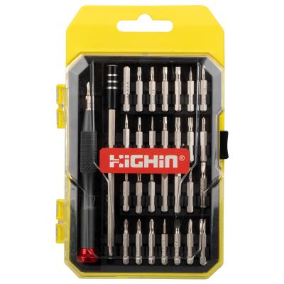 China 31 Pieces of Precision Screwdriver Sets with Handle and Magnetic Bit and Precision Screwdriver Bit Extension Bar HYY02931 for sale