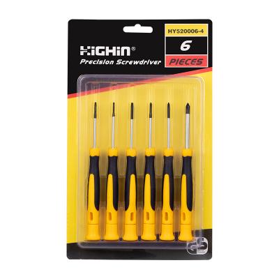 China Mobile Phone Tool Kit 6 Pieces Professional Tool Kit Screwdriver Precision For Mobile Phone Repair for sale