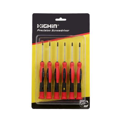 China Mobile Phone Tool Kit 6 Pieces Professional Precision Screwdriver Sets For Mobile Phone Repair for sale